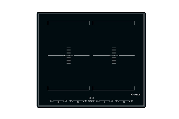 INDUCTION  HOB - FLEXIBLE COOKING ZONES